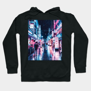 Hong Kong Neon Wonderland, futurism Hoodie